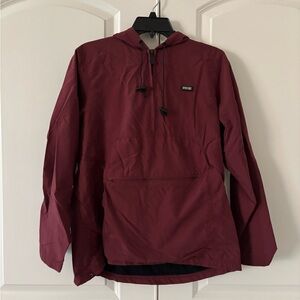 Maroon Hooded Jacket